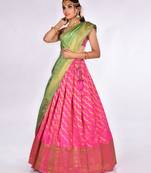 Rani Lehenga with Banarasi Dupatta