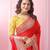 Red Colour Beautiful Partywear Saree