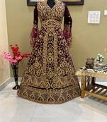 Sale!! Burgundy Dubai embroidery Kaftan Arabian Plus Size Abaya Party Fancy African Clothing Wedding Dresses