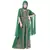Dark Green color Long Sleeves Handmade Moroccan Kaftan Embroidered zari work hijab