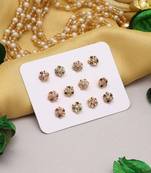 Multi color nose pin combo of 12 pieces