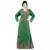 Dark green color full sleeves Handmade Moroccan Kaftan with Sun-proof hijab