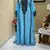 Aqua Georgette Aari Work Kaftan