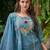Floral Embroidery Thread work Designer Tie Up neck Stylist A-line Bridal Salwar Kurta Suit Set for women's & girls