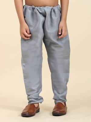 Grey stripes silk jacquard kurta pajama with waistcoat for boys\\traditional wear 5