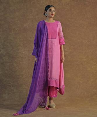 Light pink kurta sets 1