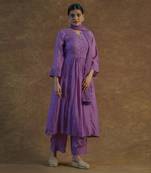 Iris purple kurta sets