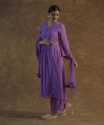 Iris purple kurta sets 2
