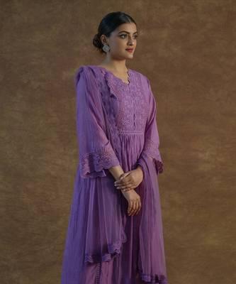 Iris purple kurta sets 4