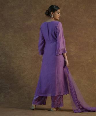 Iris purple kurta sets 5
