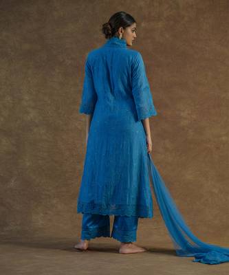 Teal blue kurta sets 5