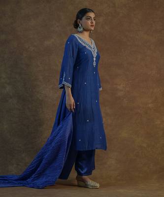 Royal blue kurta sets 2