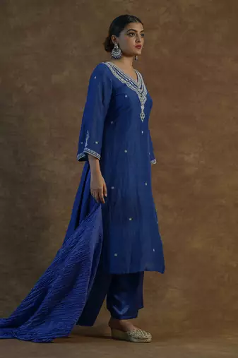 Royal blue kurta sets