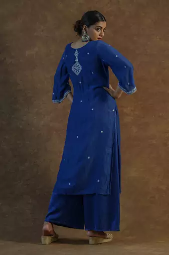 Royal blue kurta sets