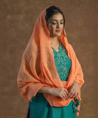 Emerald green sharara set 4