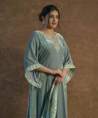 Greyish green kurta sets 3