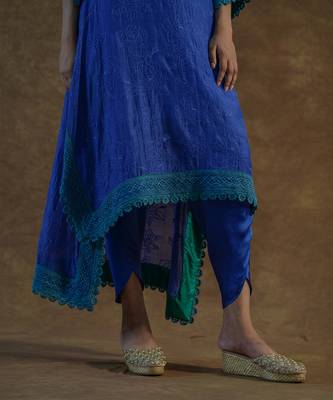 Ink blue kaftaan set 2