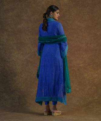 Ink blue kaftaan set 4