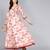 ftDiva Women Floral Printed Anarkali Gown in Pink