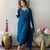 Label Hemant Khandelwal Heavy Embroidery Rayon Lace Work Kurti with Pant & Dupatta For Women