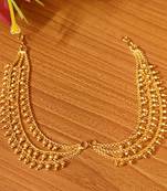 Gold plated ethnic bahubali ear chain