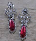 Hydro ruby stone embellished cubic zirconia earrings 216ed718