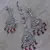 Hydro ruby stone embellished cz earrings tikka set 216ed731