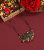 Red color mangalsutra