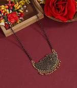 Gold color mangalsutra