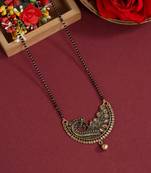 Gold color mangalsutra