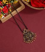 Gold color mangalsutra