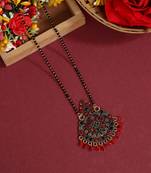 Red color mangalsutra