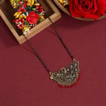 Red color mangalsutra 1