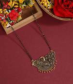 Gold color mangalsutra