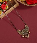 Gold color mangalsutra