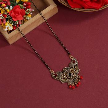 Red color mangalsutra 1