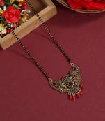 Red color mangalsutra