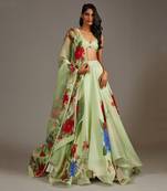 Mint Green Lehenga Set