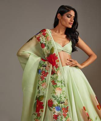 Mint Green Lehenga Set 2