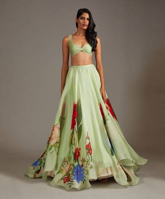 Mint Green Lehenga Set 3