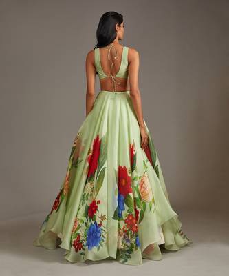 Mint Green Lehenga Set 4