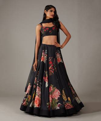 Black  Lehenga Set 1