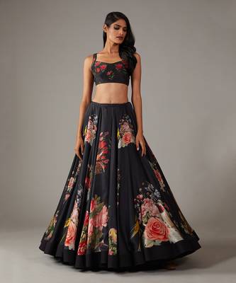 Black  Lehenga Set 2