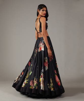 Black  Lehenga Set 4