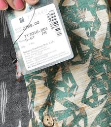 Tabard Cotton Full Sleeve Regular Fit Printed Kurta For Boys