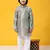 Green jacquard silk kurta pajama set for boys ethnic wear with embellished design