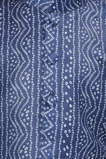 Tabard Cotton Full Sleeve Regular Fit Printed Kurta For Boys