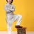 Orange jacquard silk kurta pajama set for boys ethnic wear