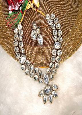 JN Handicraft Kundan Stone Antique Plated Traditional Jewellery Set 5