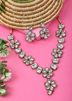 JN Handicraft Stylish Kundan & Alloy Womens Jewellery Sets 5